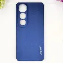 Vivo V50 Lite 4G Eouro Official Soft Silky Back Case (Navy Blue)