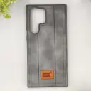 Samsung Galaxy S23 Ultra MOUNT BLANC Lining Luxuray Leather Back Case (Gray)