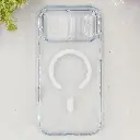 iPhone 17 Pro Max 3D Q Series Colour Transparent|Tpu Back Case (Sky Crystal)