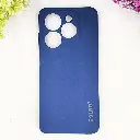 Infinix Hot 40i|Smart 8|Smart 8 Pro |Tecno Pop 8|Spark 20C|Spark 20 Eouro Official Soft Silky Back Case (Navy Blue)
