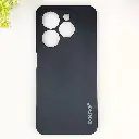Infinix Hot 40i|Smart 8|Smart 8 Pro |Tecno Pop 8|Spark 20C|Spark 20 Eouro Official Soft Silky Back Case (Black)