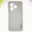 Infinix Hot 40i|Smart 8|Smart 8 Pro |Tecno Pop 8|Spark 20C|Spark 20 Eouro Official Soft Silky Back Case (Titanium)