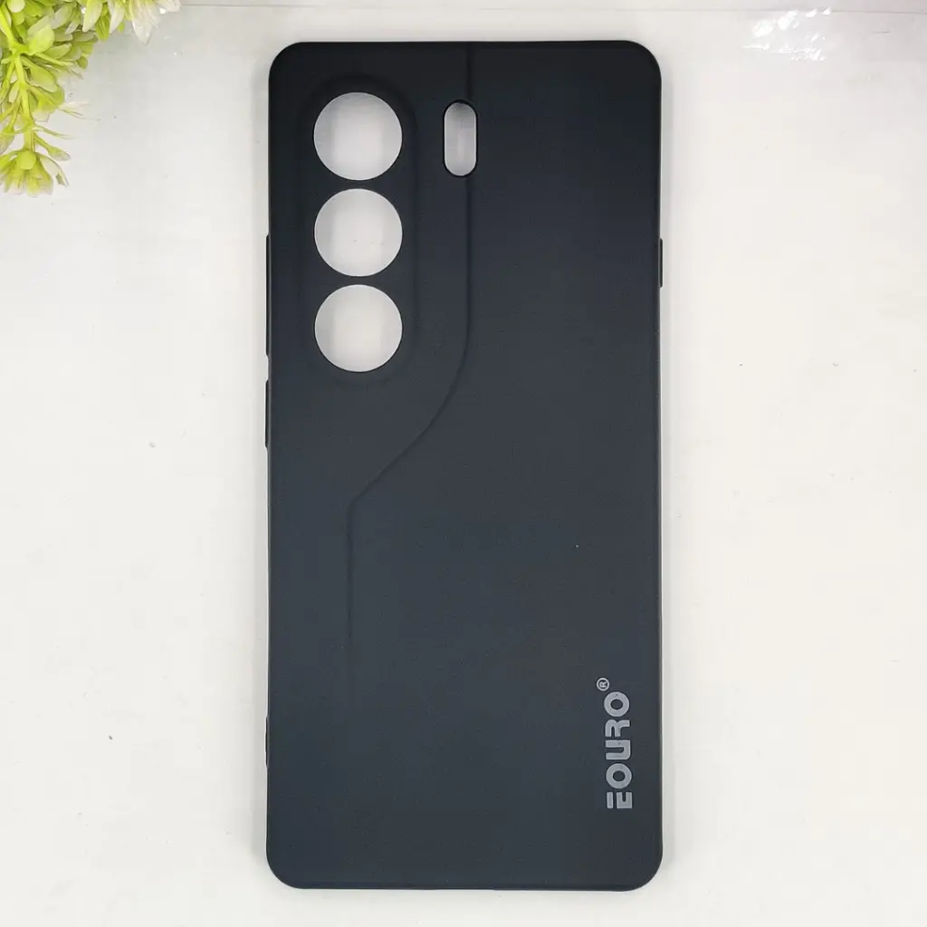 Tecno Camon 40 Pro 4G Eouro Official Soft Silky Back Case (Black)