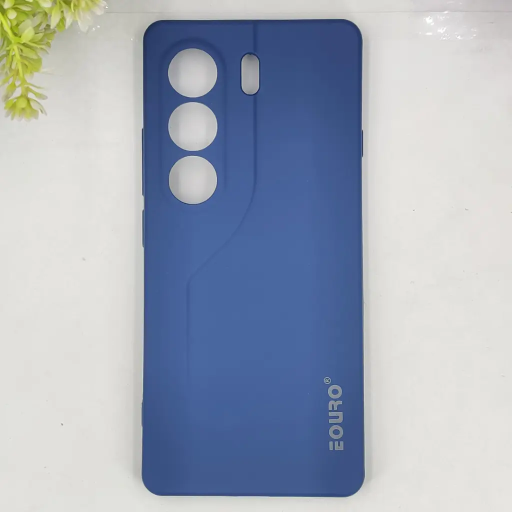 Tecno Camon 40 Pro 4G Eouro Official Soft Silky Back Case (Navy Blue)