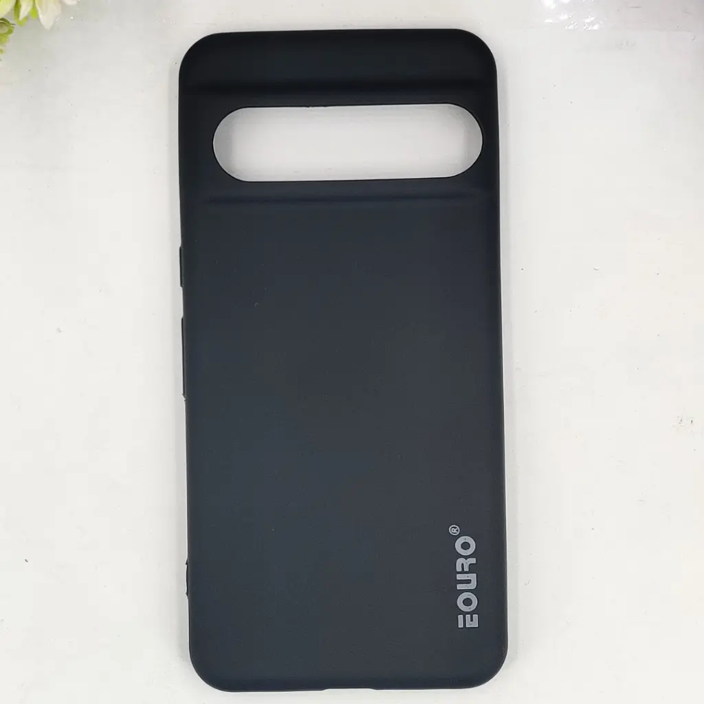 Google Pixel 8 Pro Eouro Official Soft Silky Back Case (Black)