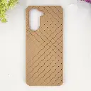 Vivo Y18 4G|Y03 4G Woven With Leather Feel Soft Silicone Back Case (Desert Titanium)