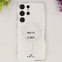 Samsung Galaxy S23 Ultra PC Acrylic Tpu|Transparent MagSafe Back Case (Crystal)