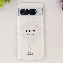 Google Pixel 8 Pro PC Acrylic Tpu|Transparent MagSafe Back Case (Crystal)