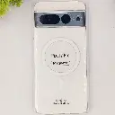 Google Pixel 7 Pro PC Acrylic Tpu|Transparent MagSafe Back Case (Crystal)