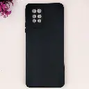 Infinix Note 10 Pro Matte Soft Silicone Paper Back Case (Black)