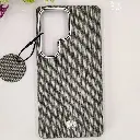 Samsung Galaxy S25 Ultra Classic Official High Quality Leather Texture Magsafe Wireless 3D Creative Back Case (Natural Titanium)