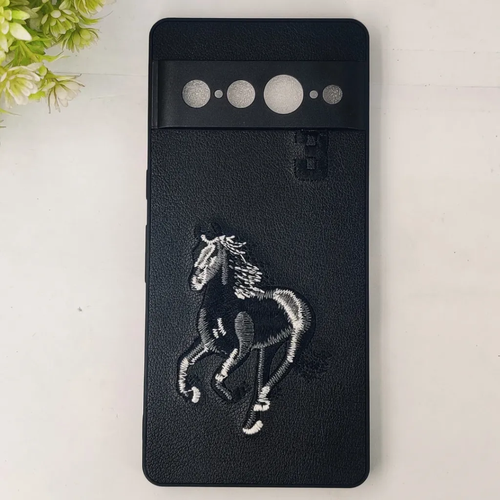 [PO43BGPXL7PR-13-2] Google Pixel 7 Pro Santa Barbara Polo Raquet Back Case (Black)