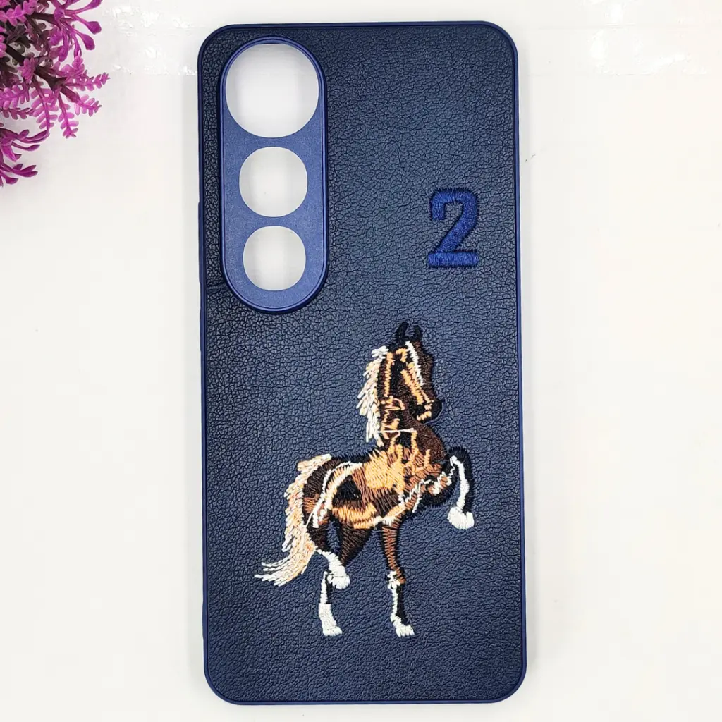 [PO43BVIV50L-13-17] Vivo V50 Lite 4G Santa Barbara Polo Raquet Back Case (Navy Blue)