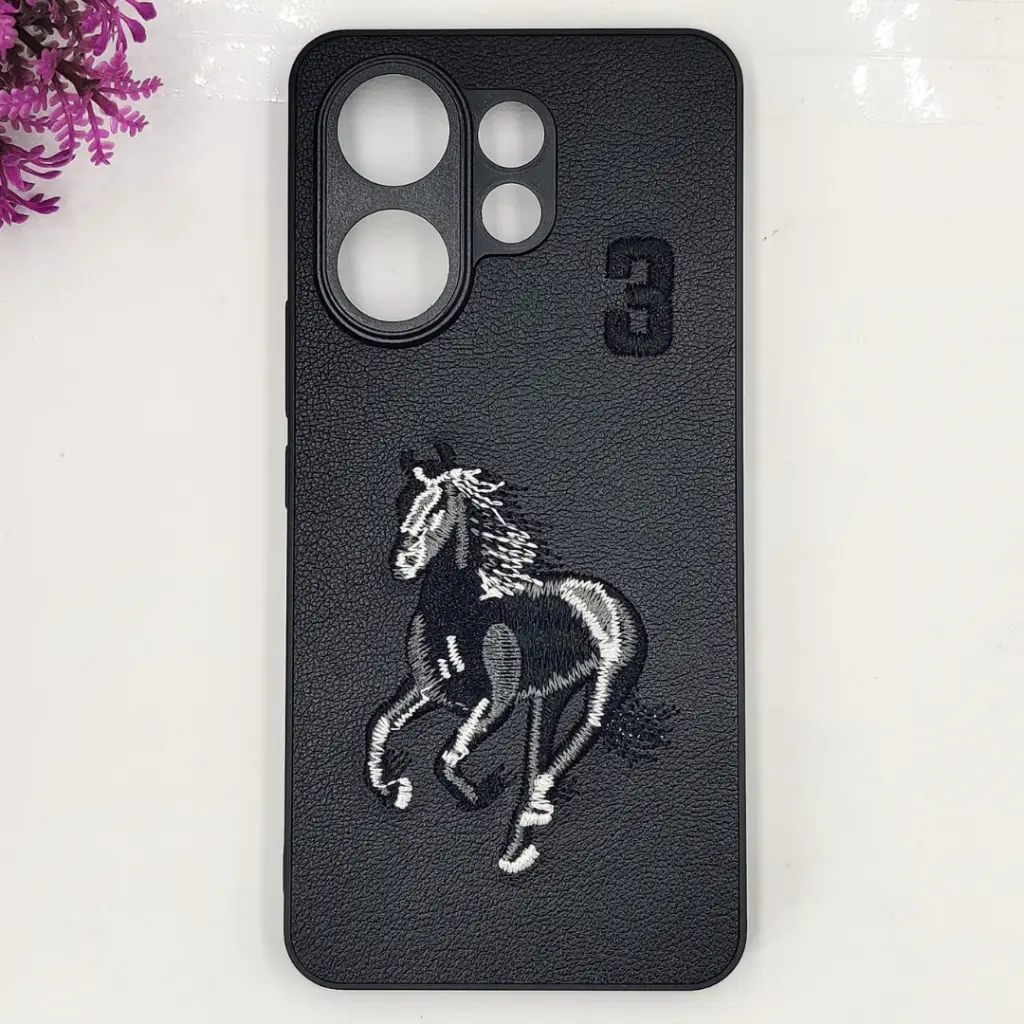 Vivo V60 5G GW Santa Barbara Polo Raquet Back Case (Black)