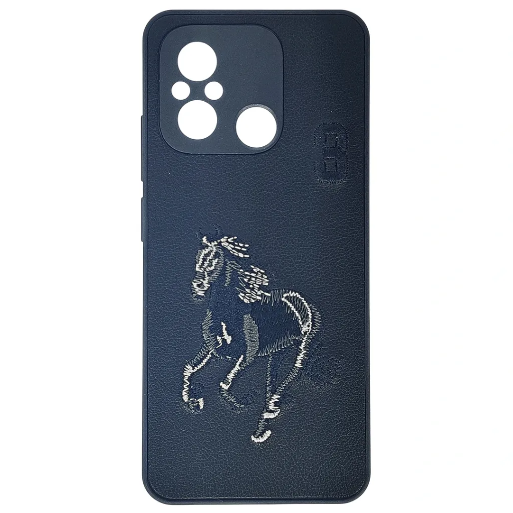 [PO43BMI12C-13-2] Xiaomi Redmi 12C|Poco C55 Santa Barbara Polo Raquet Back Case (Black)