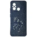 Xiaomi Redmi 12C|Poco C55 Santa Barbara Polo Raquet Back Case (Black)