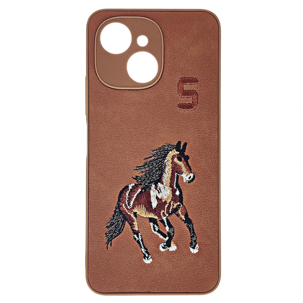Tecno Spark 40C 4G Santa Barbara Polo Raquet Back Case (Brown)