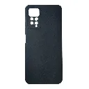 Xiaomi Redmi Note 11 Pro 4G|Note 12 Pro Matte Soft Silicone Paper Back Case (Black)