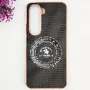 Vivo Y400 4G|5G 3D Polo Leather Carbon Fiber Texture With Magsafe Wireless Charging Compatible Back Case (Brown)