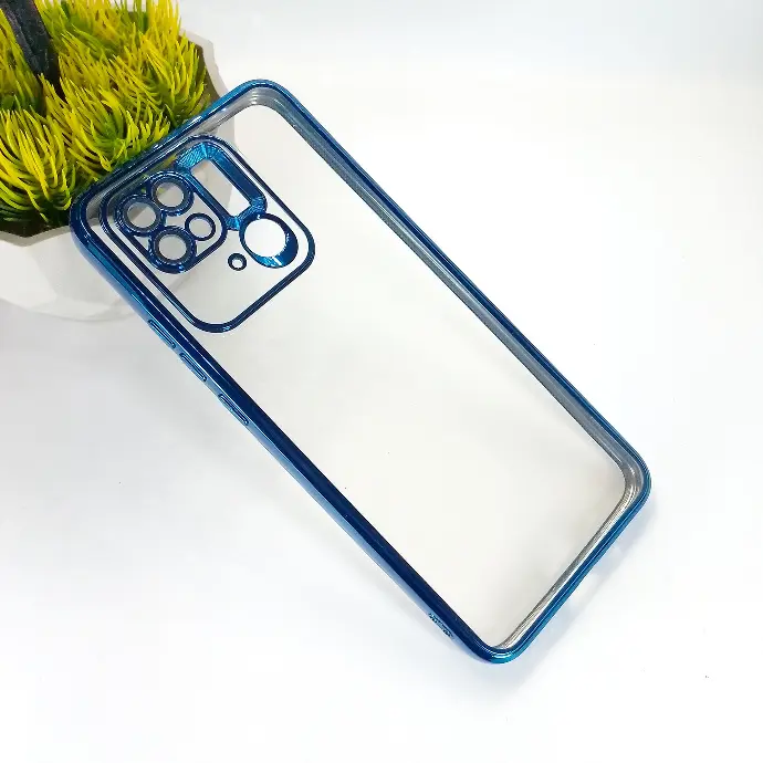 Redmi 10C CD Chrome Back Case (Blue) (copy)