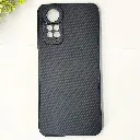 Xiaomi Redmi Note 11 4G|Note 11s 3D Carbon Fiber Texture Leather Back Case (Black)