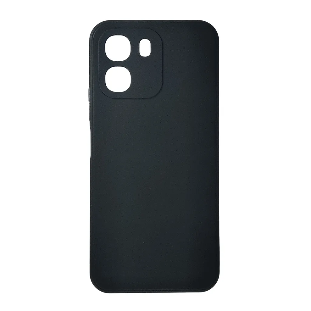 Oppo A6 4G|A6 5G|A6x Matte Soft Silicone Paper Back Case (Black)
