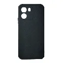 Oppo A6 4G|A6 5G|A6x Matte Soft Silicone Paper Back Case (Black)