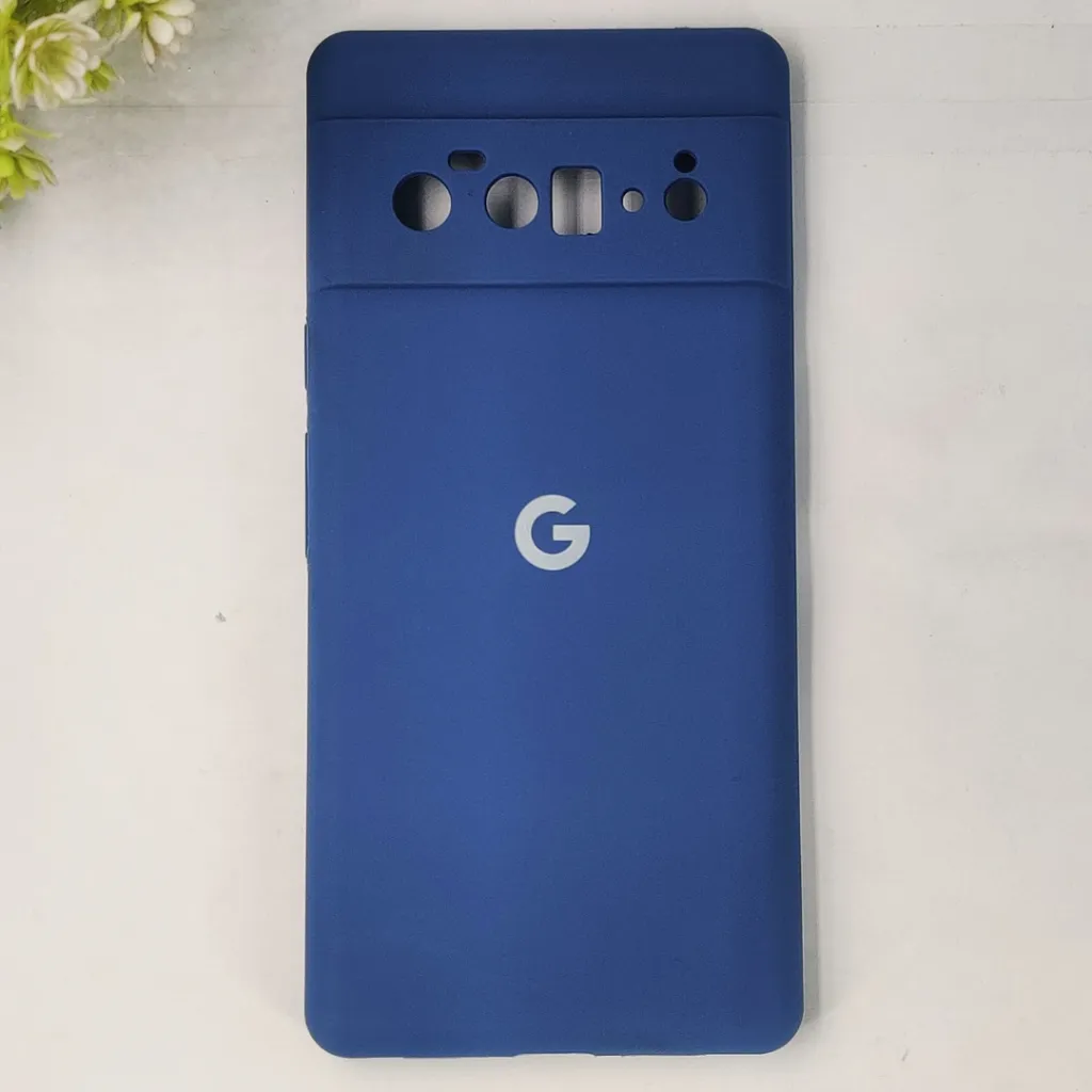Google Pixel 6 Pro Official Soft Silky Back Case (Blue)