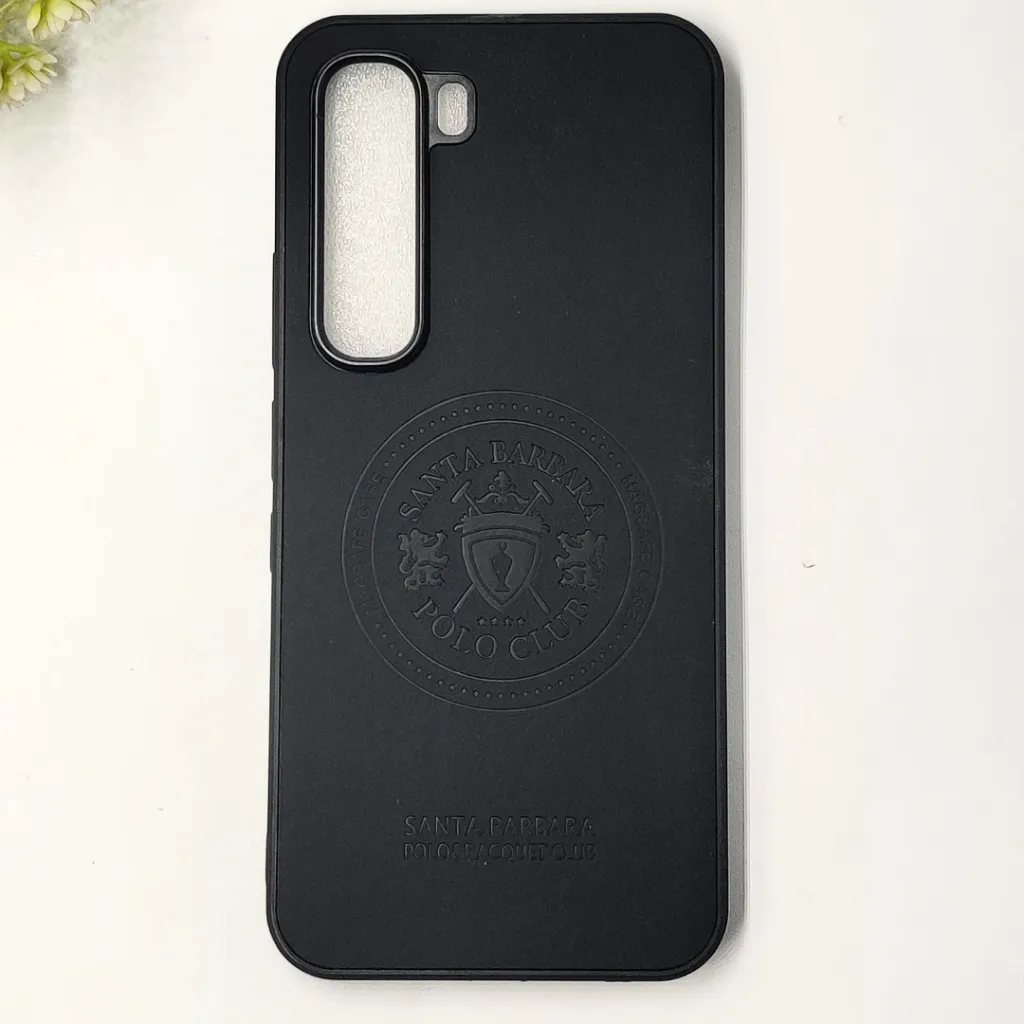 [PO42BIHOT60PR-28-2] Infinix Hot 60 Pro Santa Barbara Polo & Racquet Club Leather Back Case (Black)