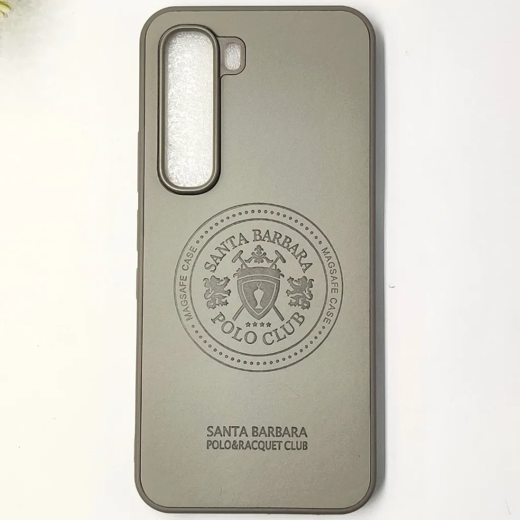 [PO42BIHOT60PR-28-9] Infinix Hot 60 Pro Santa Barbara Polo & Racquet Club Leather Back Case (Gray)