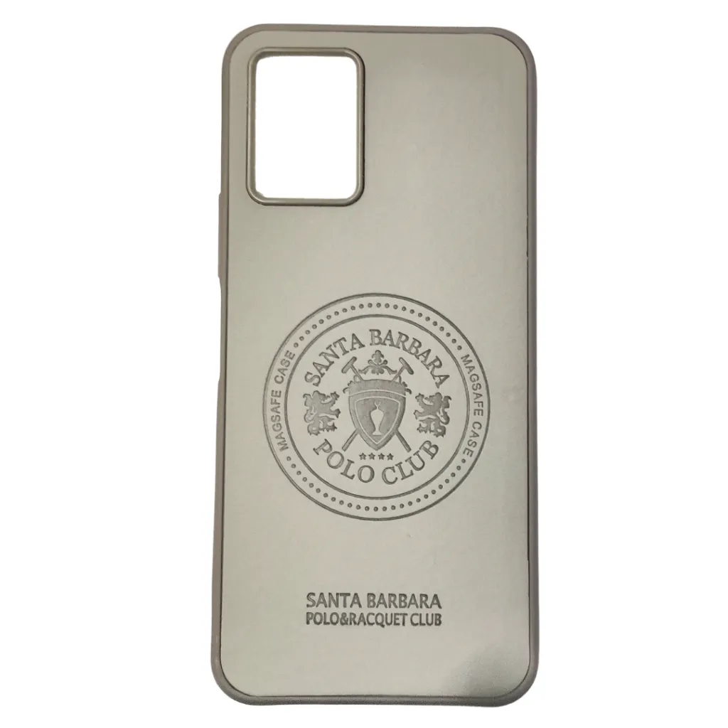 Vivo Y21|Y21T|Y33S|Y33T Santa Barbara Polo & Racquet Club Leather Back Case (Gray)