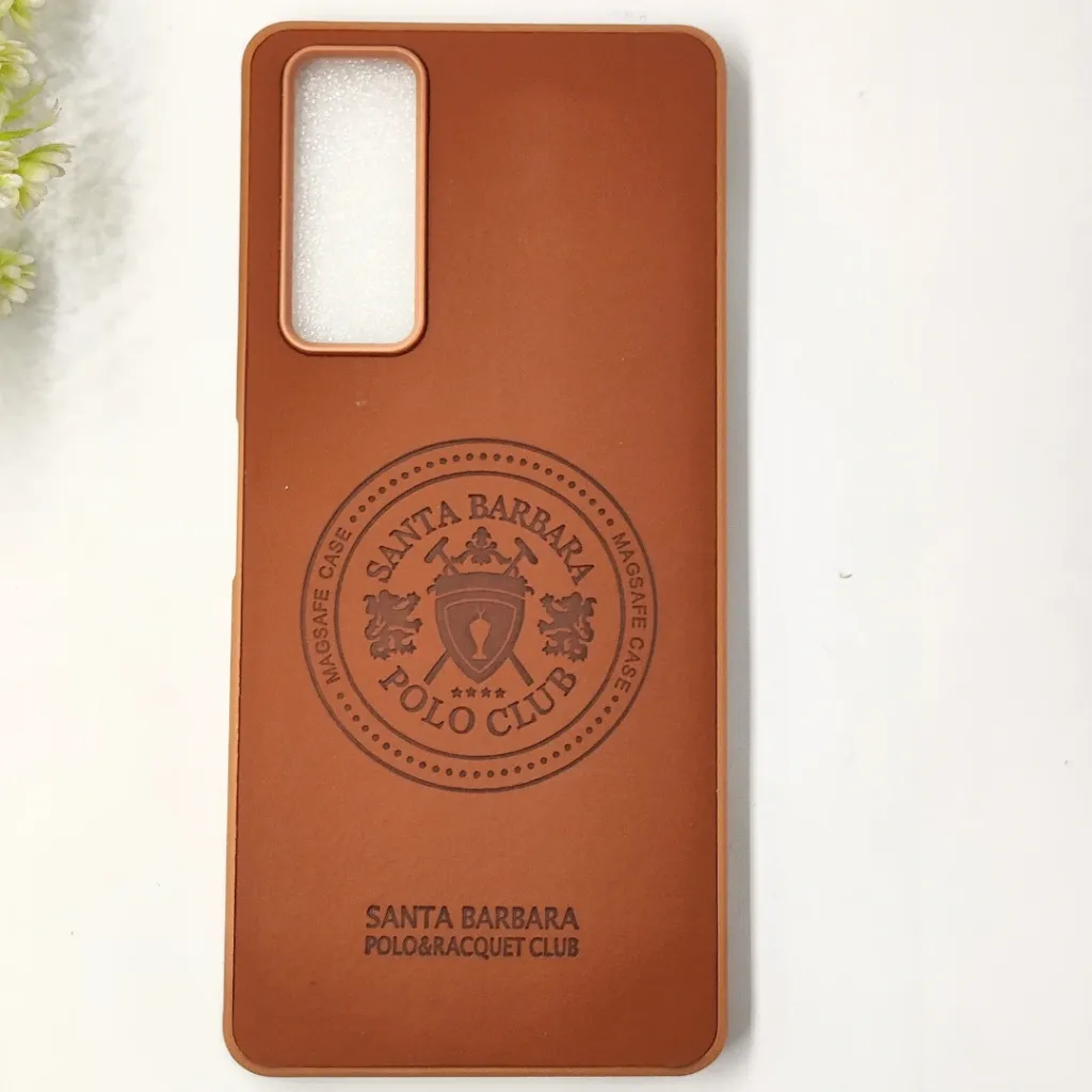 Vivo Y31|Y51S|Y53S|Y51A|Y33 4G|Y51(2020) Santa Barbara Polo & Racquet Club Leather Back Case (Brown)