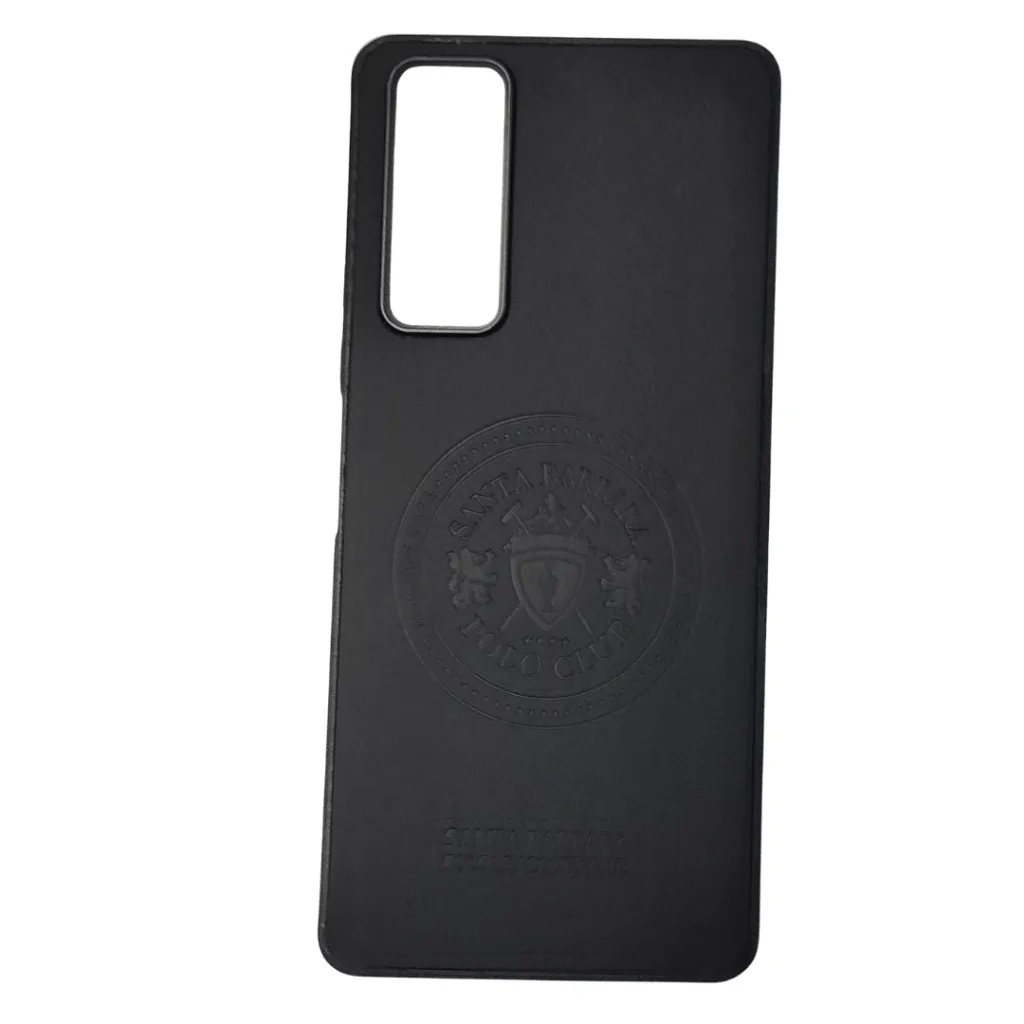 Vivo Y31|Y51S|Y53S|Y51A|Y33 4G|Y51(2020) Santa Barbara Polo & Racquet Club Leather Back Case (Black)