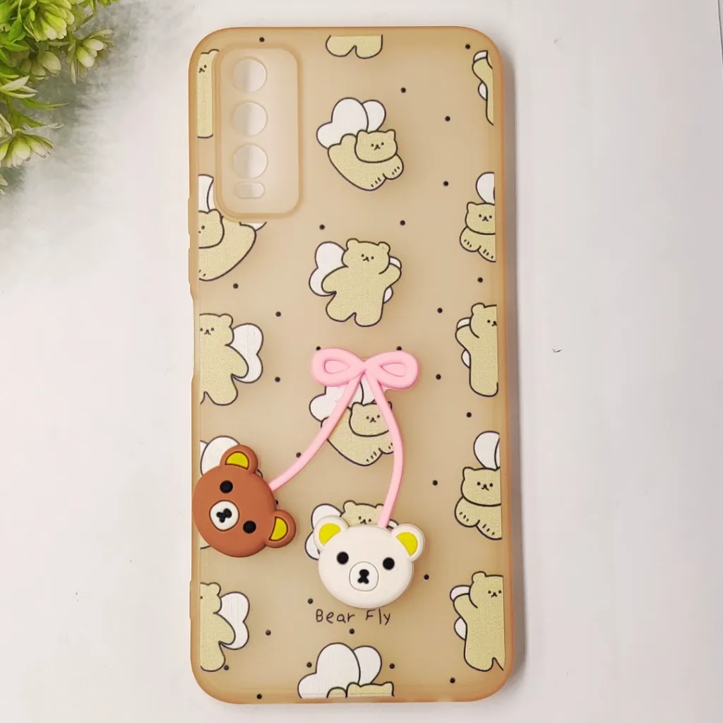 [PO45BVIY20-2-32] Vivo Y20|Y12S|Y12A|Y20S|Y20i Fancy Soft Silicone Cartoon Theme Back Case (Skin)