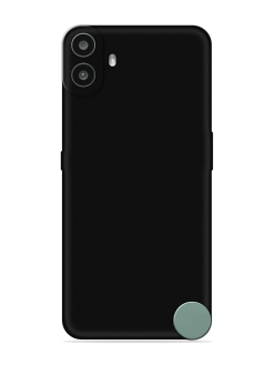 Nothing CMF Phone 1 Matte Soft Silicone Paper Back Case (Black)