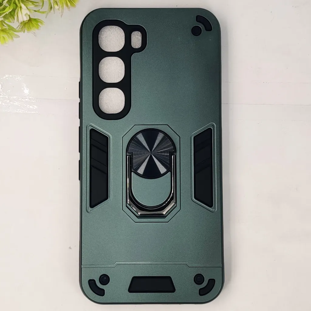 [PO39BIHOT60PR-1-19] Infinix HOT 60 Pro 4G Armor Back Case (Army Green)