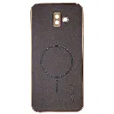 Samsung Galaxy J6 Plus Magsafe Logo X-Level Luxuary Premium Back Case (Dark Brown)