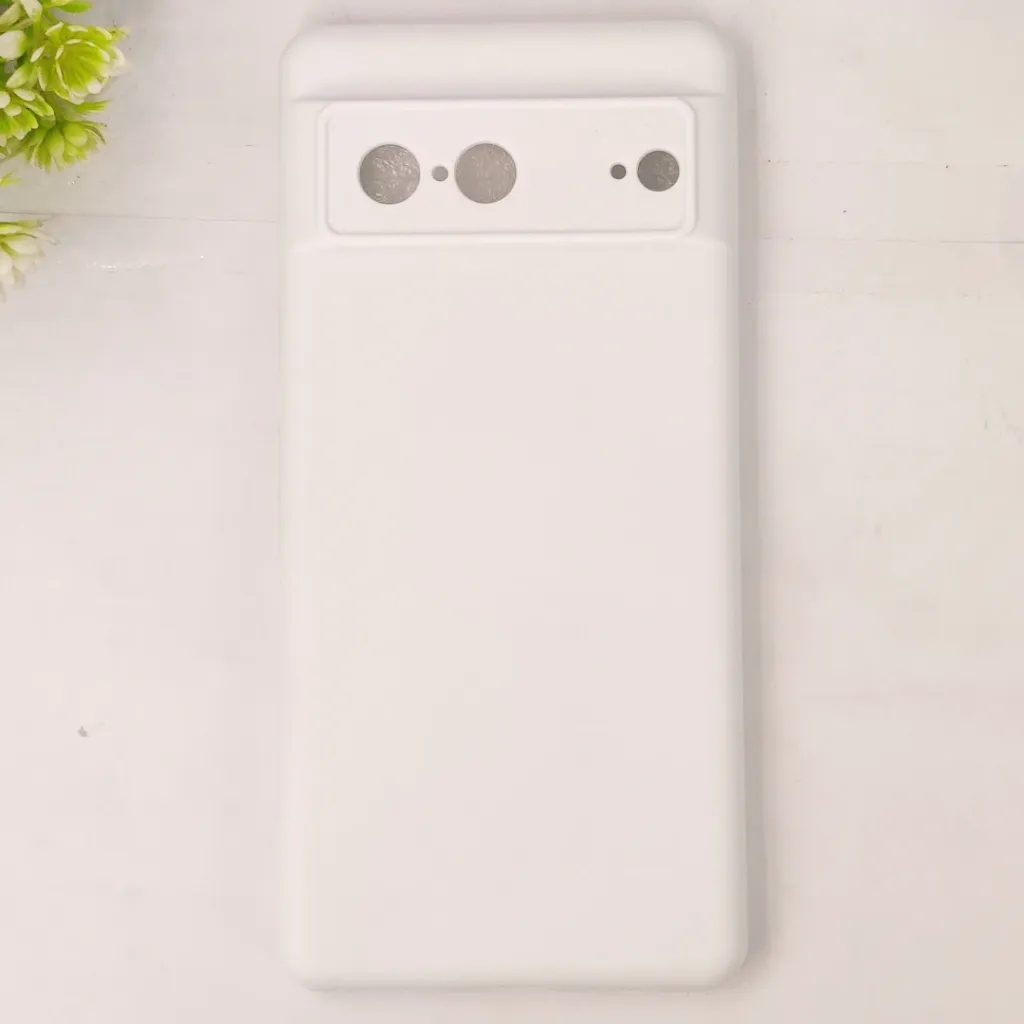 [PO23BGPXL7-7-1] Google Pixel 7 Official Soft Silky Back Case (White)