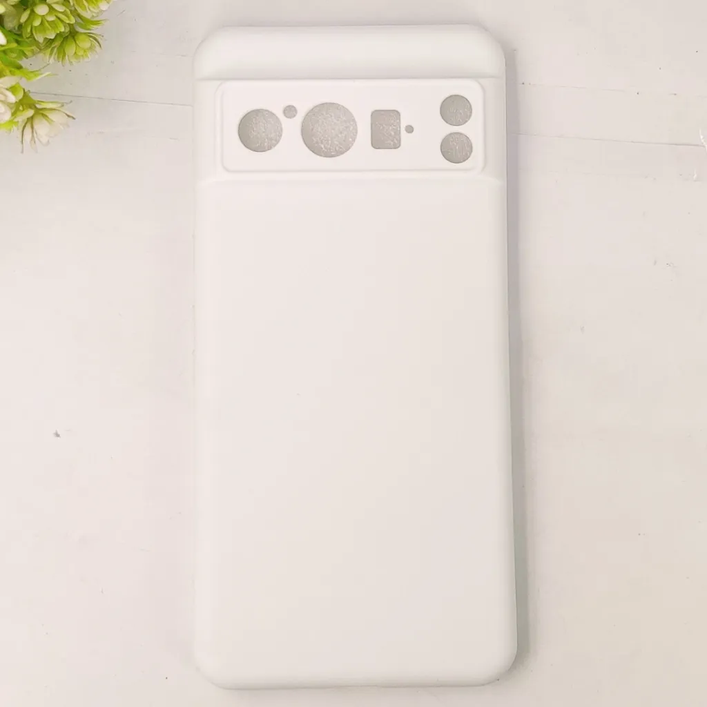 Google Pixel 8 Pro Official Soft Silky Back Case (White)