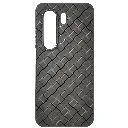 iTel Power P70 Woven With Leather Feel Soft Silicone Back Case (Natural Titanium)