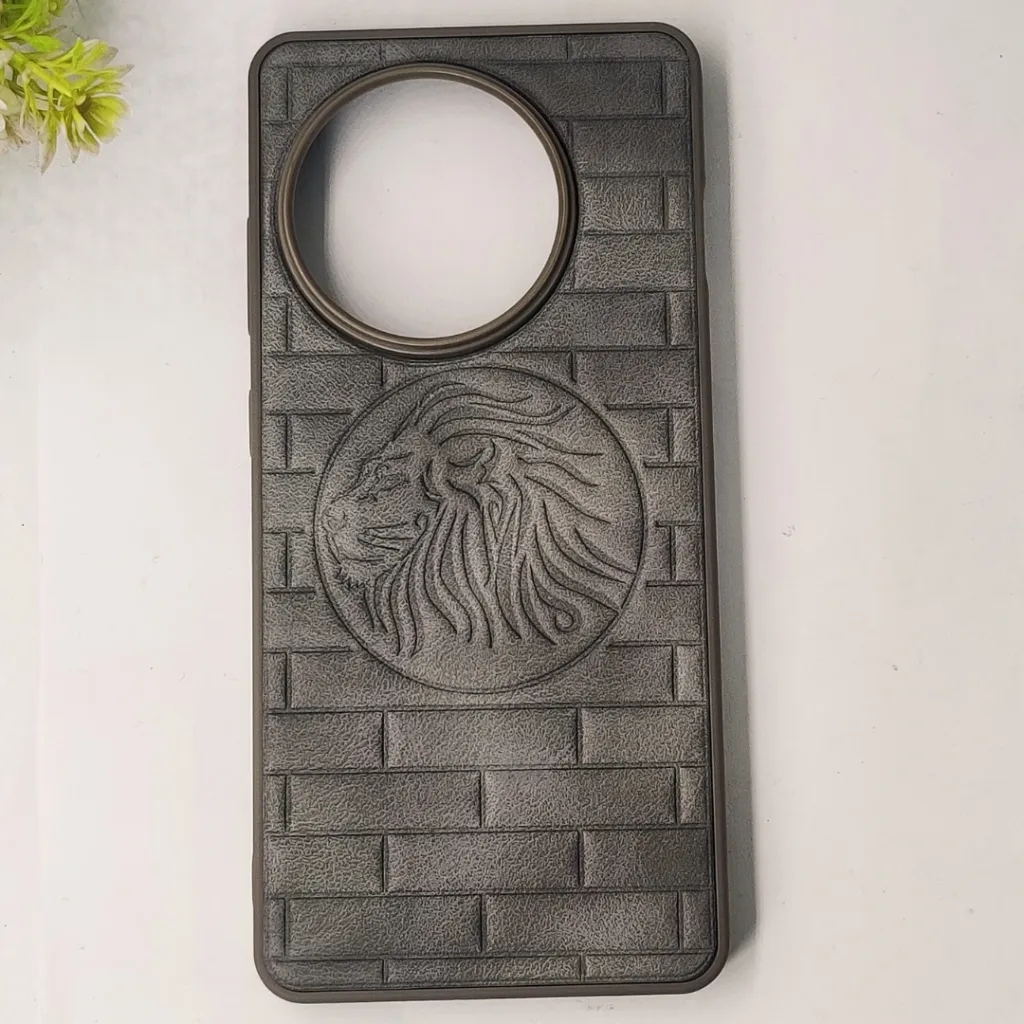 OnePlus 13R 5G|Ace 5|Ace 5 Pro Prick Pattern Premium Leather Back Case (Natural Titanium)