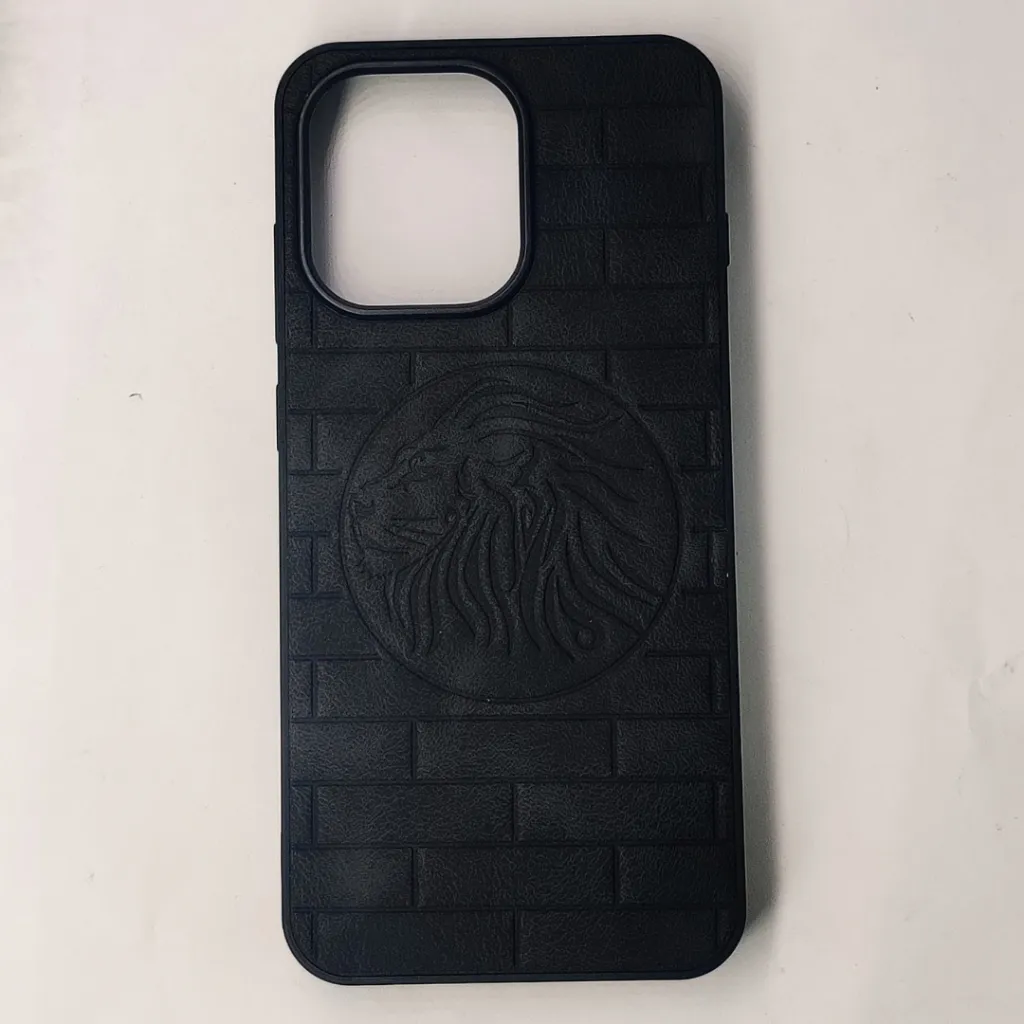 [PO56B1PL13T-1-2] OnePlus 13T Prick Pattern Premium Leather Back Case (Black)