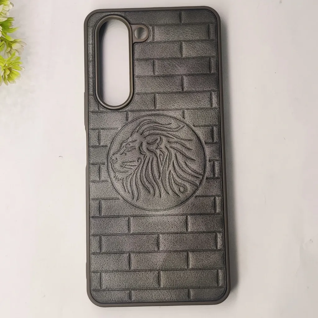 Vivo Y04 4G|Y19e 4G|Y29s 4G Prick Pattern Premium Leather Back Case (Natural Titanium)