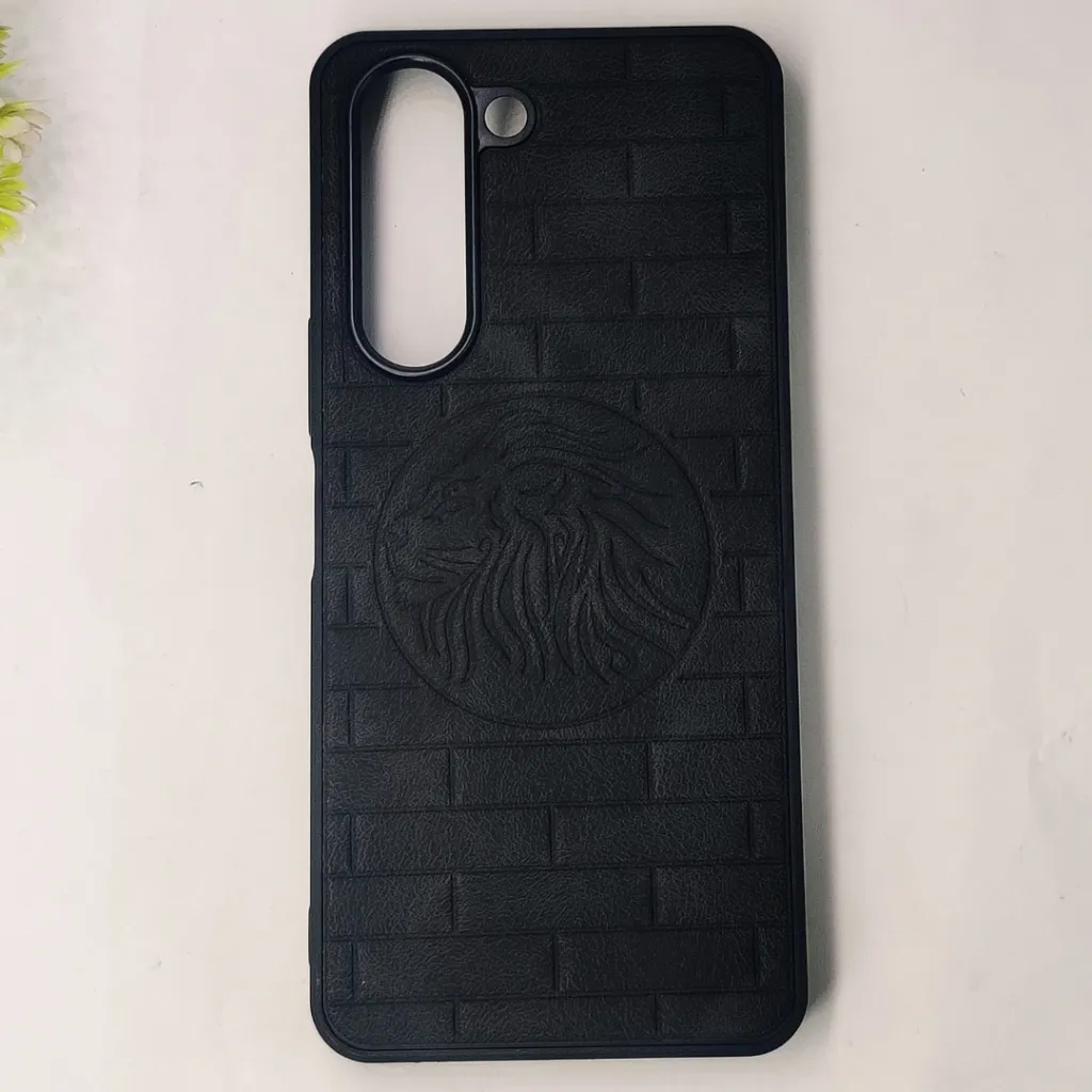 Vivo Y04 4G|Y19e 4G|Y29s 4G Prick Pattern Premium Leather Back Case (Black)