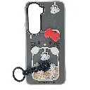 Vivo Y400 4G|5G 3D Hello Kitty Themed With Hand Grip Mobile Back Case (Black)