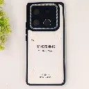 Infinix Note 40 4G iPaky Transparent Colour Border With Camera Chrome Finishing Back Case (Black)