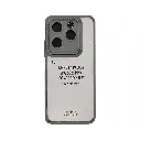 Infinix Hot 40 Pro 4G|Hot 40 4G|Tecno Spark 20 Pro 4G iPaky Transparent Colour Border With Camera Chrome Finishing Back Case (Natural Titanium)