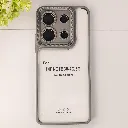 Infinix Note 30 4G|5G iPaky Transparent Colour Border With Camera Chrome Finishing Back Case (Natural Titanium)