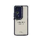 Vivo V50 Lite 5G iPaky Transparent Colour Border With Camera Chrome Finishing Back Case (Navy Blue)