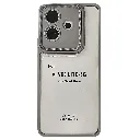Vivo V60 Lite 4G|5G 4G iPaky Transparent Colour Border With Camera Chrome Finishing Back Case (Natural Titanium)